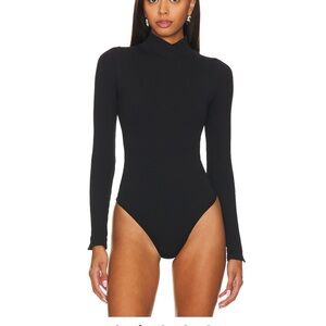 Turtleneck bodysuit black